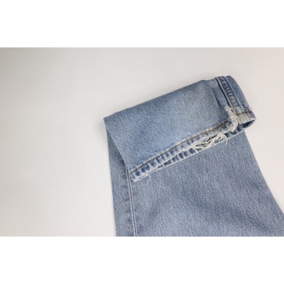Vintage Y2K 2000 Levis 501xx Mens 33x32 Distressed Button Fly Original Fit Jeans - Picture 6 of 16